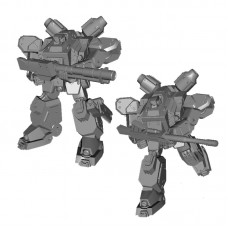 Spartan Two Pack pewter minis (Add-On)